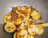 簡単！長芋のホクホクひき肉炒め作り方3写真