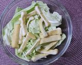 レンジで簡単！鯖缶とキャベツのレンジ煮作り方1写真