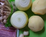あさりと子ホタテのクラムチャウダー作り方1写真