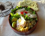 2月19日　めはりおにぎり弁当　詰め方作り方8写真