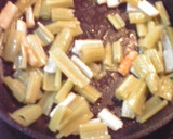 ふきとちくわの甘辛炒め煮。作り方2写真