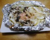 鮭と野菜の味噌バターホイル焼き作り方6写真