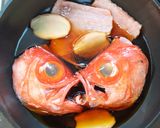 絶品♪金目鯛のかぶと煮作り方4写真