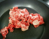 旨っ❤️牛肉のカレーしょうゆ炒め作り方1写真