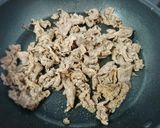 旨っ❤️牛肉のカレーしょうゆ炒め作り方2写真