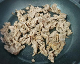 旨っ❤️牛肉のカレーしょうゆ炒め作り方2写真