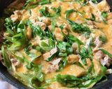 九条ねぎのきつね丼風作り方3写真