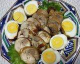 我が家ご馳走 蜂蜜チキンロール♪作り方10写真