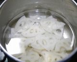 簡単！シャキシャキ蓮根たっぷり☆お味噌汁作り方2写真