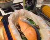★レンジで塩鮭と野菜の酒蒸し　*Yｍ*作り方5写真