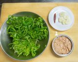 豆苗とツナのパスタ作り方2写真