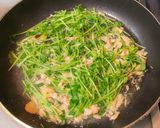 豆苗とツナのパスタ作り方6写真