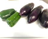 ナスとピーマンの生姜昆布つゆ炒め♪作り方1写真