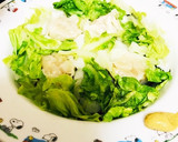 冷凍焼売 白菜 ワカメの簡単レンジ蒸し作り方5写真