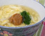 卵あんかけうどん～梅干しのせ♪めっけ作り方3写真