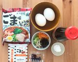 サッポロ一番ごま味ラーメンで簡単天津飯風作り方1写真
