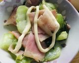 チンゲンサイとベーコンのマヨソテー作り方6写真
