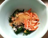 ほうれん草とカニカマの胡麻和え作り方6写真