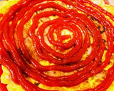 魚肉ソーセージで簡単卵1枚焼き作り方2写真