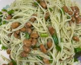 バジル×納豆で食すパスタ感覚な素麺作り方5写真