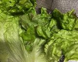 絵に描いたような生野菜付け合わせ作り方1写真