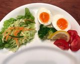 絵に描いたような生野菜付け合わせ作り方8写真