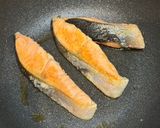 鮭のガリバタ焼き作り方1写真