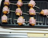 超簡単♪ウインナーのベーコン巻き焼き作り方7写真