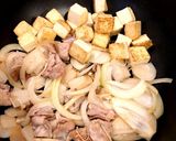 豆腐と豚肉のマヨ醤油炒め作り方4写真