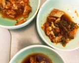 全てレンジキムチ生姜焼豚こまのせドーム蒸作り方8写真