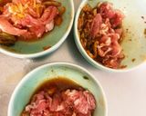 全てレンジキムチ生姜焼豚こまのせドーム蒸作り方9写真