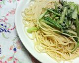 ✿小松菜と明太子の❀ニンニク醤油✿パスタ作り方7写真