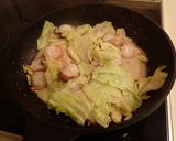ミズダコとキャベツの味噌クリーム炒め作り方9写真