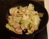 ミズダコとキャベツの味噌クリーム炒め作り方7写真