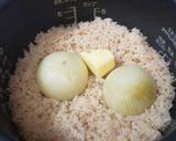 玉ねぎの炊き込みご飯作り方3写真