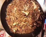糸こんにゃくと牛肉の中華炒め作り方3写真