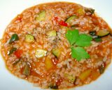 夏野菜たっぷり★トマトリゾット作り方6写真