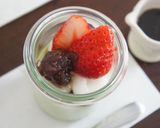 おうち春スイーツ＊抹茶ムースの白玉パフェ作り方10写真