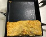 めんつゆ使った　出汁巻き卵作り方8写真