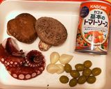 炊飯器で簡単♪タコのラグーパスタ作り方1写真