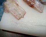 出汁がしみてる！ボウズイカの高野豆腐詰め作り方3写真