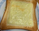 焼くだけ簡単☆ブルーベリーチーズトースト作り方3写真