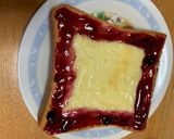 焼くだけ簡単☆ブルーベリーチーズトースト作り方4写真