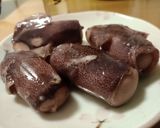 出汁がしみてる！ボウズイカの高野豆腐詰め作り方10写真
