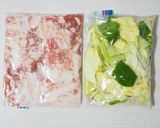 【下味冷凍】野菜たっぷり塩こうじ回鍋肉！作り方3写真