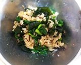 菜の花の納豆ちらし♪サラダ風作り方2写真
