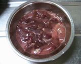 鶏レバーのハニー生姜焼き♪作り方1写真