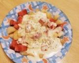 m簡単！鶏とじゃが芋のフォンデュソース作り方17写真