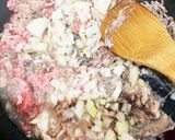 サバ缶でヘルシー♪台湾まぜそば風うどん作り方1写真