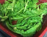 超簡単☆菜の花のサラダチキン和え作り方2写真